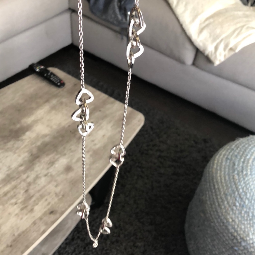 Gorgeous St John black pavé necklace